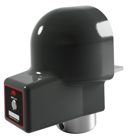AMPLock BRA - Heavy Duty Trailer Ball Coupler Lock with Round Edges
