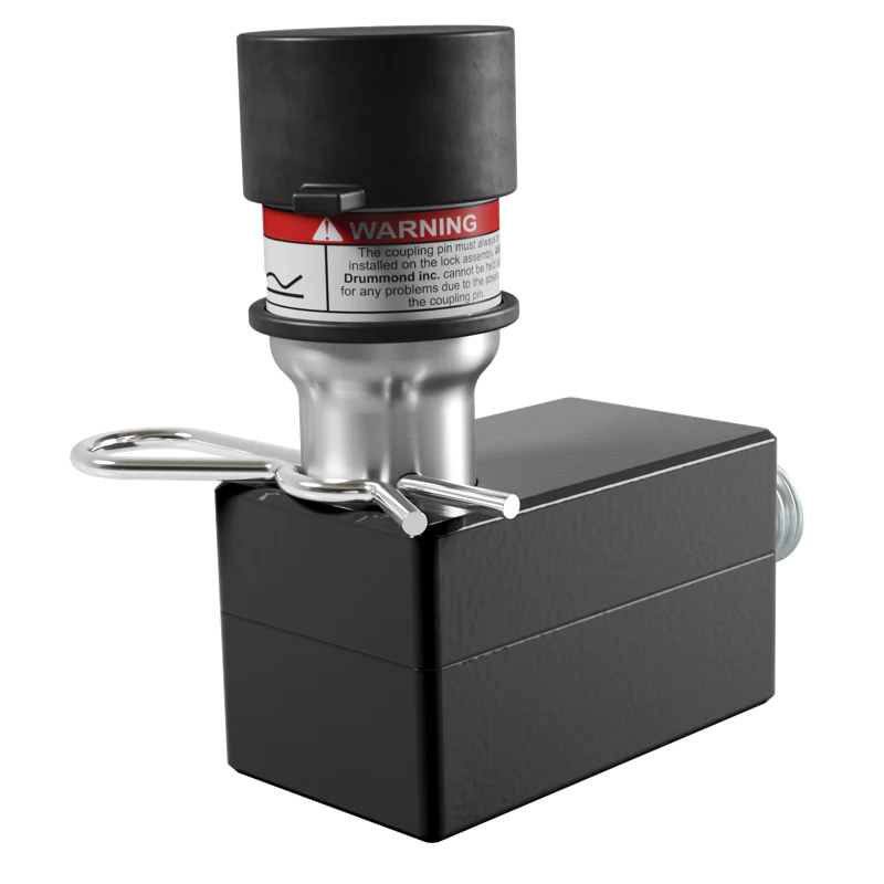 AMPLock LBG - Strong Lock for Unhitched Gooseneck Hitch Tube