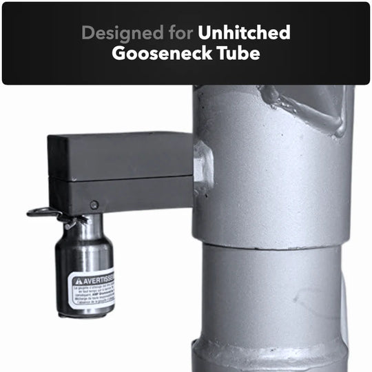 AMPLock LBG - Strong Lock for Unhitched Gooseneck Hitch Tube