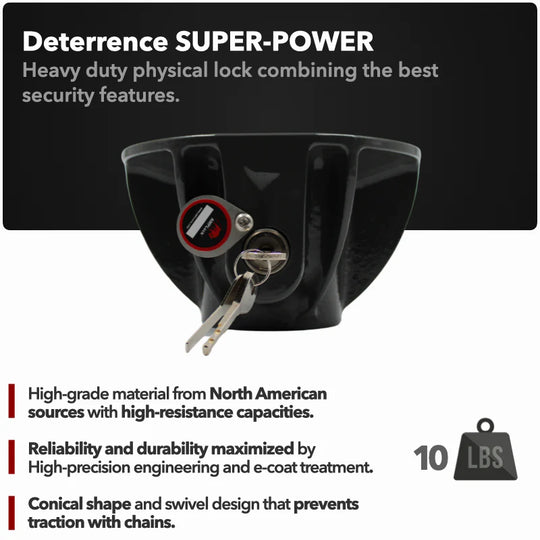 AMPLock LPCVR - Heavy Duty Fifthwheel Lock