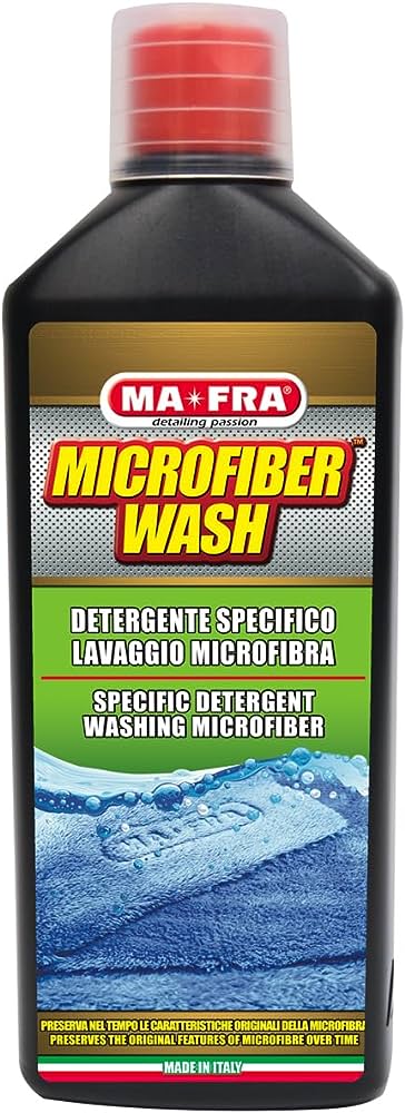 Detergent for microfiber