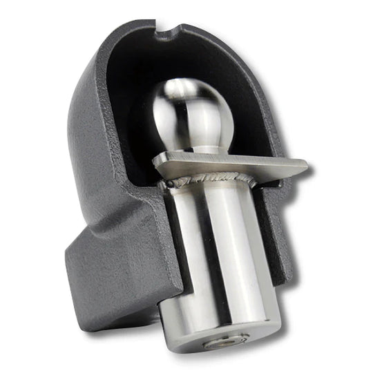 AMPLock BRA - Heavy Duty Trailer Ball Coupler Lock with Round Edges