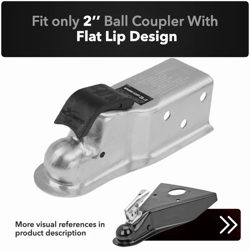 AMPLock BRP - Verrou robuste de remorque avec Flat Lip